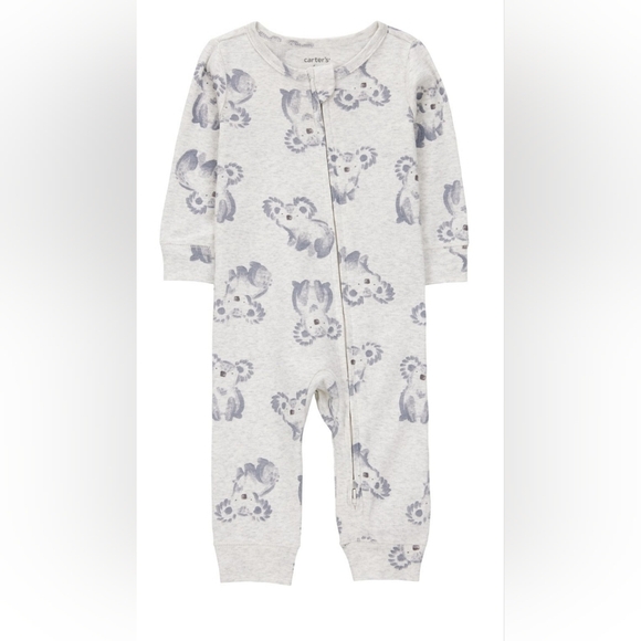 New Carter's 3 piece set onesie, pants and sleeper boys Sizes 6M,12M,& 18M - Picture 4 of 4